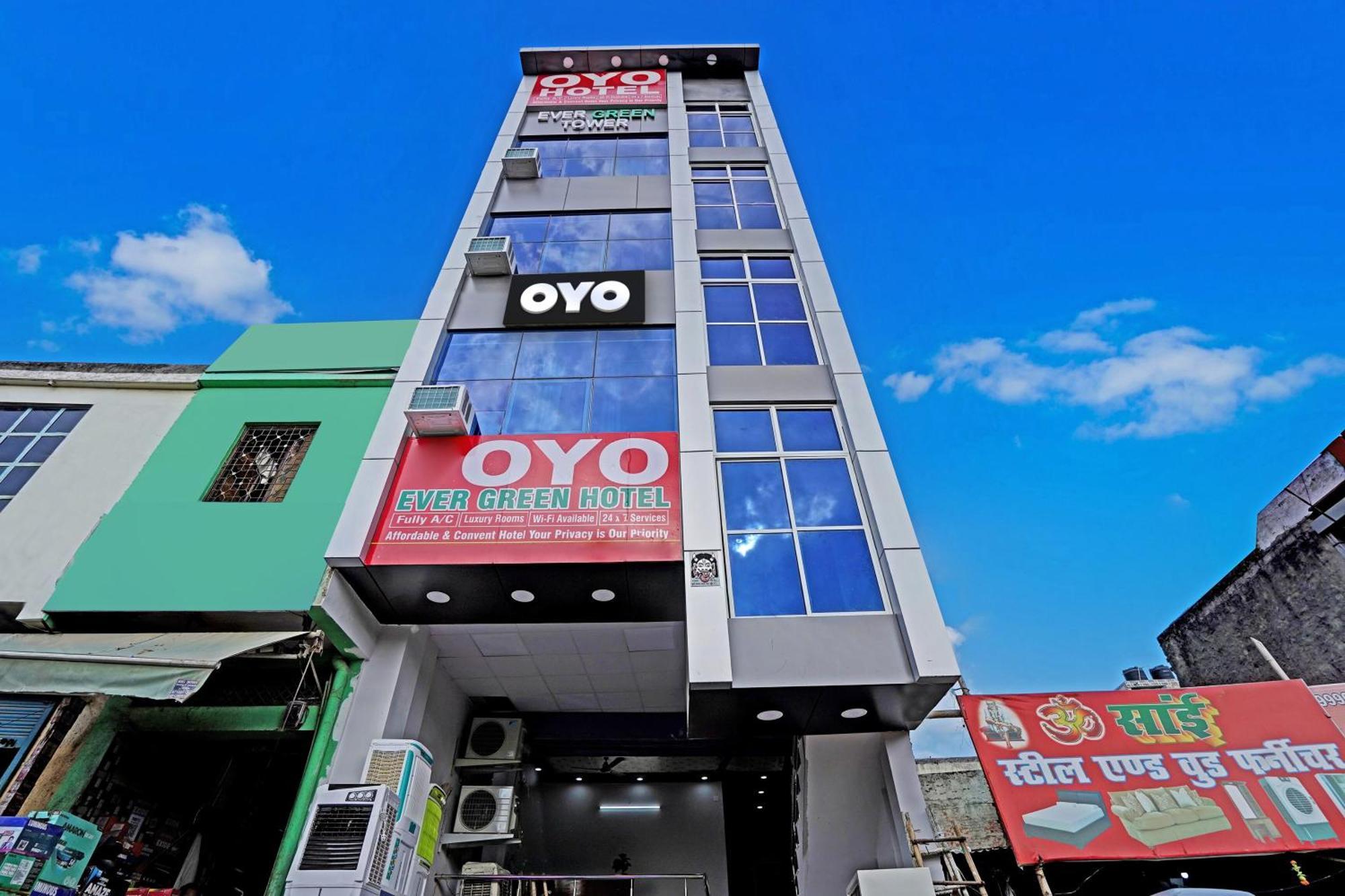 Oyo Flagship Evergreen Tower Hotel Ghaziabad Eksteriør bilde